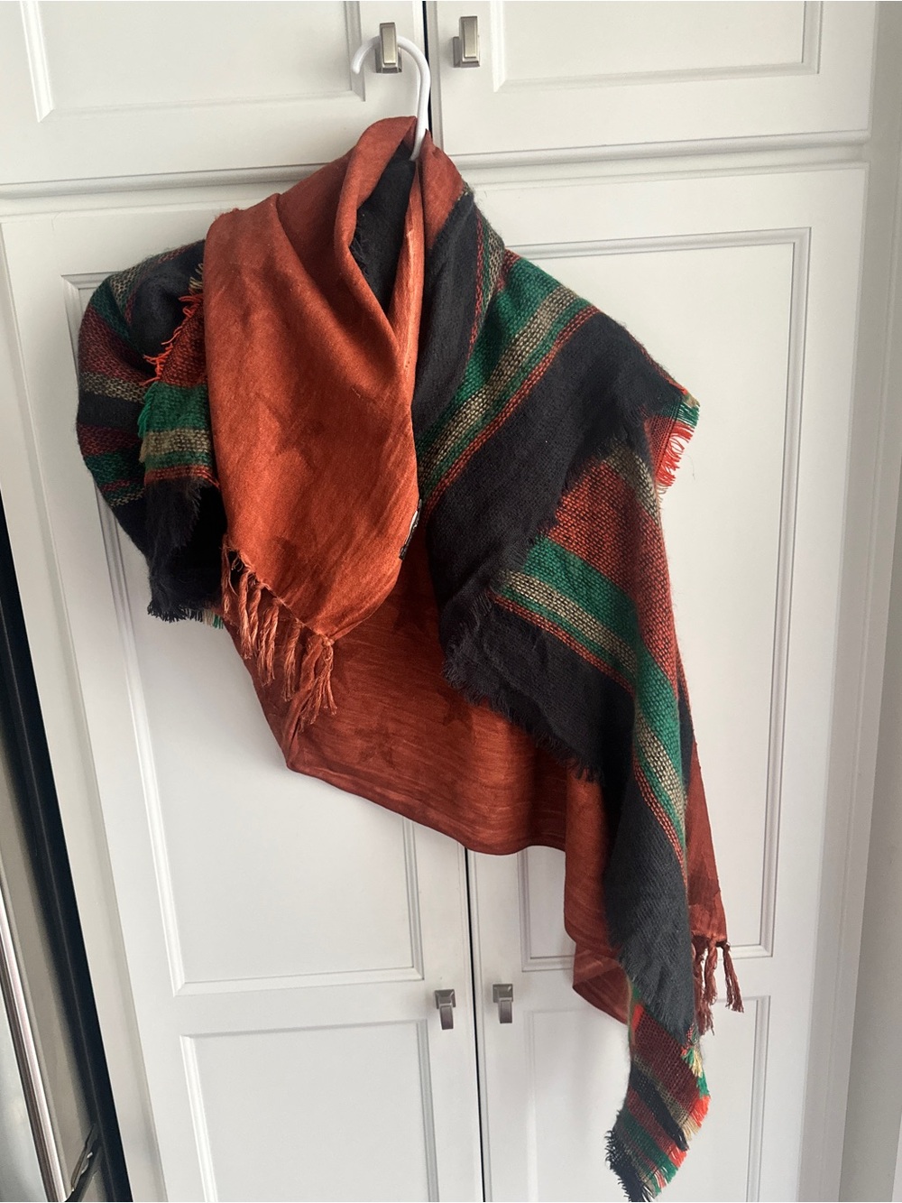 Zara Man Wool and Linen Mix Scarf Unisex